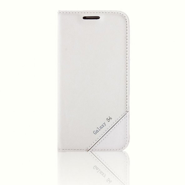 Samsung Galaxy S4 (I9500) Gizli Mıknatıslı Magnum Kılıf Beyaz ürün görseli 1