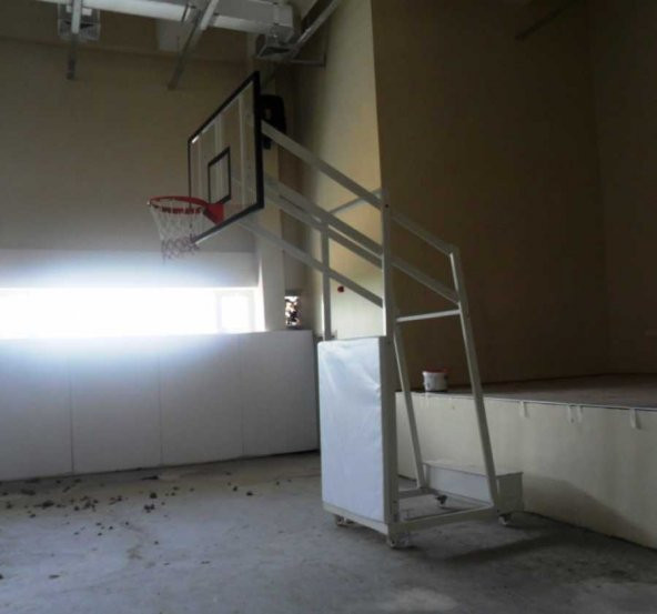 Adelinspor Diomond Seyyar 4 Direk Basketbol Potası 10 mm Cam - Resim 2