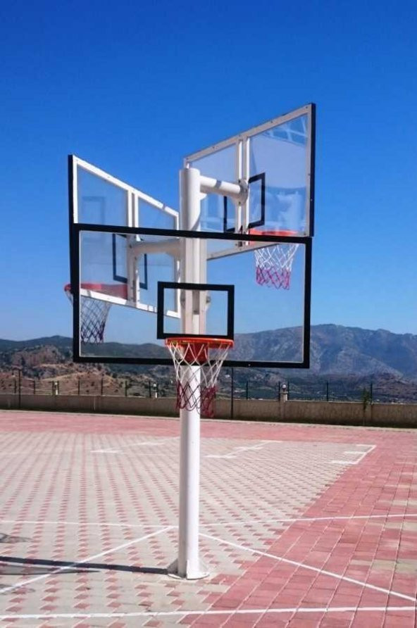 Adelinspor Basketbol Potası Üçlü Grup Standart Yükseklik 10 mm Cam ürün görseli 1