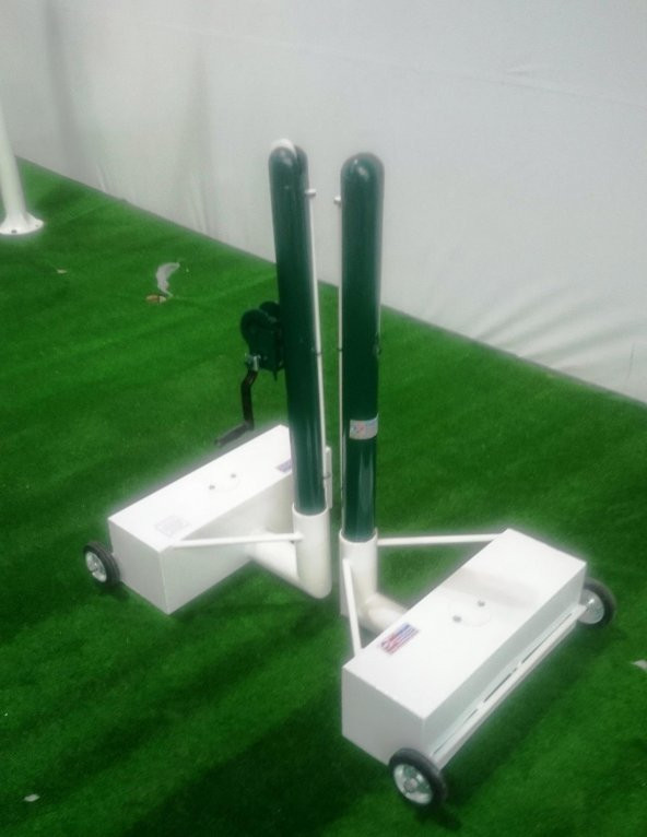 Adelinspor Metal Boru Gerdirme Aparatlı Seyyar Tenis Direği - Resim 6