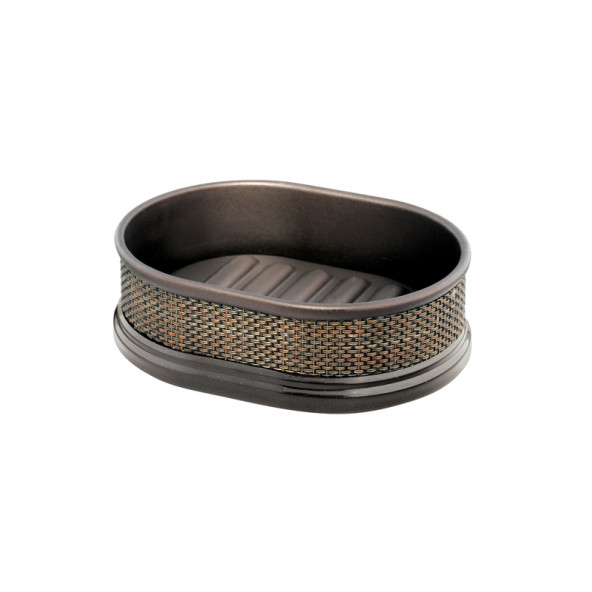 TWİLLO MODEL KAHVERENGİ BRONZ SABUNLUK - Resim 3