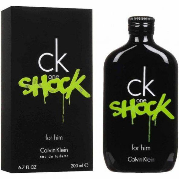 Calvin Klein One Shock EDT 200 ml Erkek Parfüm - Resim 2