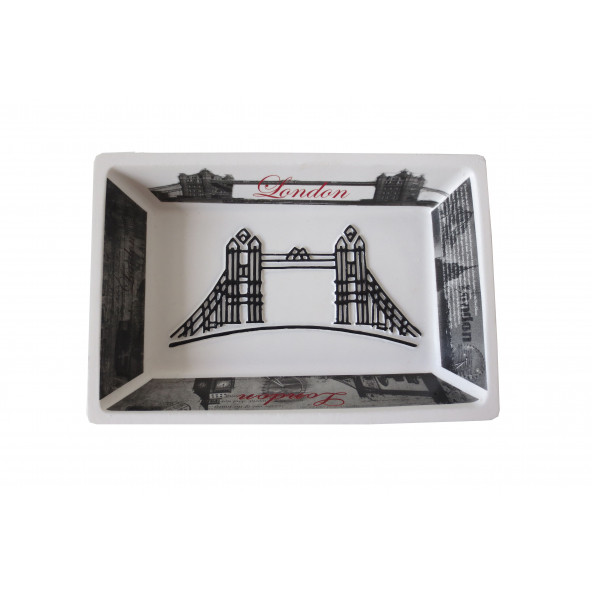 BA1518C LONDRA MODEL SABUNLUK POLİRESİN13X9X2CM - Resim 3