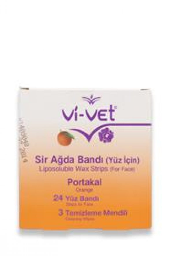 Vi-Vet Sir Ağda Bandı Yüz İçin Portakal 24ad ürün görseli 1