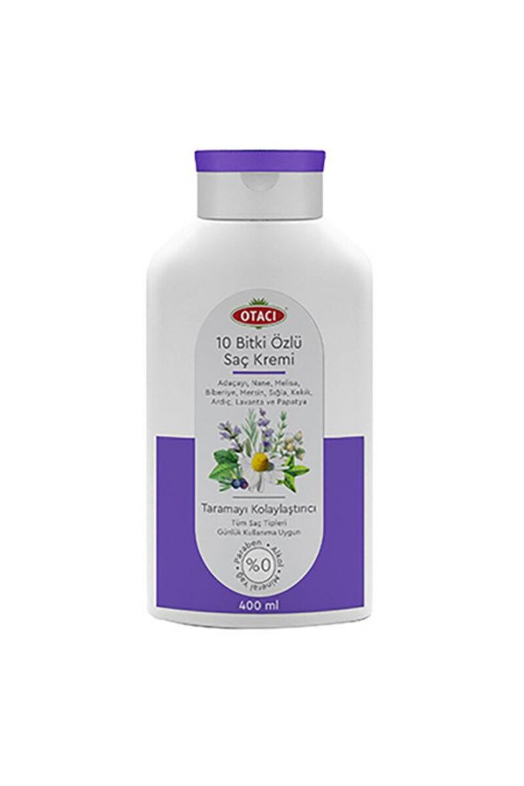Otacı Bitki Özlü Saç Kremi 400ml 10 Bitki Taramayı Kolaylaştırıcı ürün görseli 1