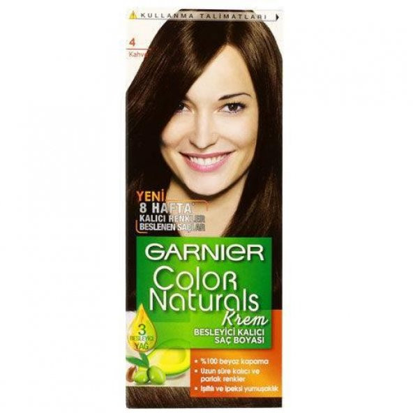 Garnıer Color Naturals Krem Saç Boyası   4 Kahve ürün görseli 1
