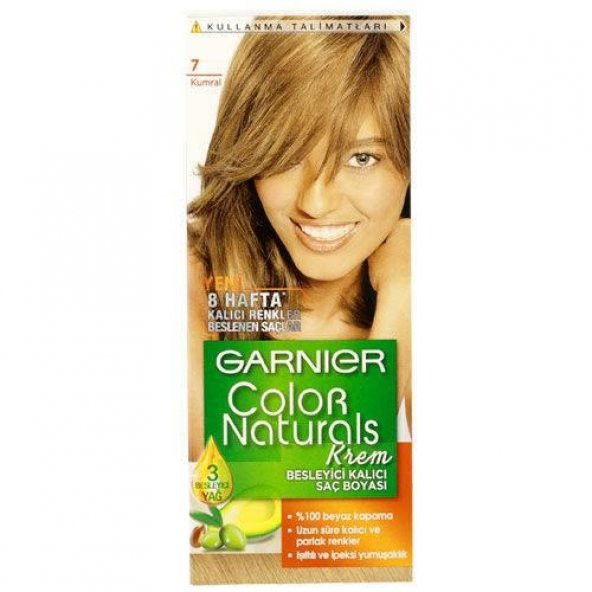 Garnıer Color Naturals Krem Saç Boyası   7 Kumral ürün görseli 1