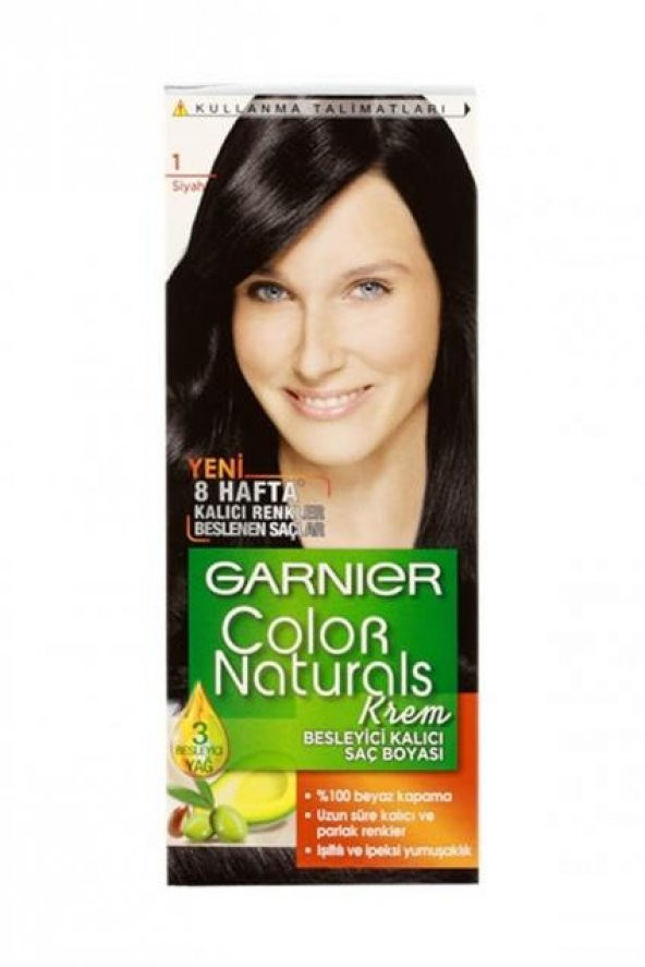 Garnıer Color Naturals Krem Saç Boyası   1 Siyah ürün görseli 1