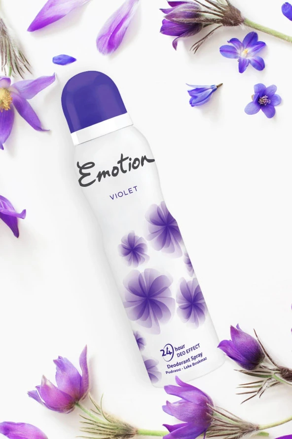 Emotion Bayan Deodorant 150ml Vıolet - Resim 2