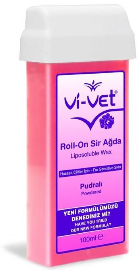 Vi-Vet Roll-On Kartuş Sir Ağda Pudralı 100ml ürün görseli 1