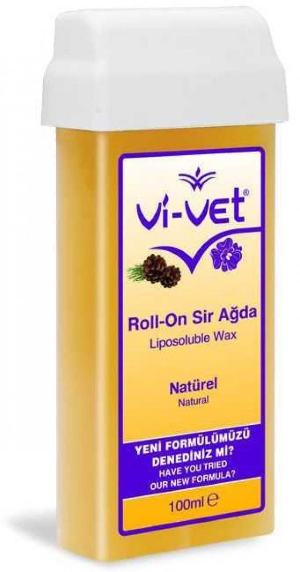 Vi-Vet Roll-On Kartuş Sir Ağda Naturel 100ml ürün görseli 1