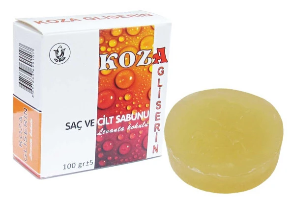 Koza Gliserin Saç Ve Cilt Sabunu Lavanta Kokulu 100gr ürün görseli 1