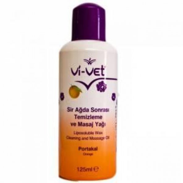 Vi-Vet Sir Ağda Sonrası Temizleme Ve Masaj Yağ Portakal 125ml ürün görseli 1