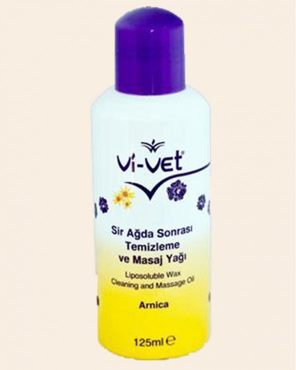 Vi-Vet Sir Ağda Sonrası Temizleme Ve Masaj Yağ Arnica 125ml ürün görseli 1