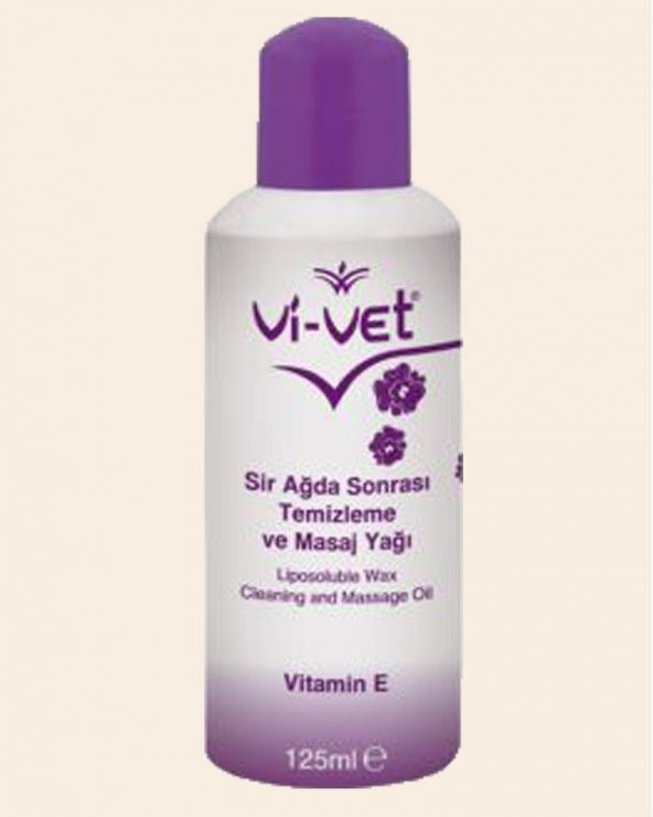Vi-Vet Sir Ağda Sonrası Temizleme Ve Masaj Yağı 125ml Vitamin E ürün görseli 1