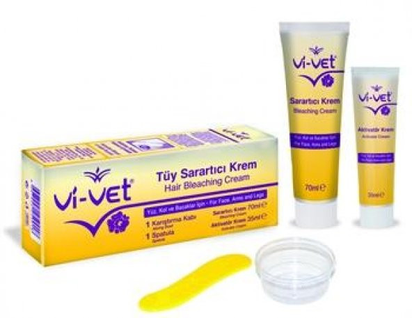 Vi-Vet Tüy Sarartıcı Krem 70ml+aktivatör Krem 35ml ürün görseli 1