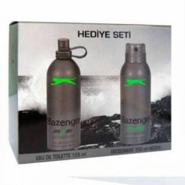 Slazenger Active Sport Yeşil Edt 125 Ml+150ml Deo Erkek Parfüm Set ürün görseli 1