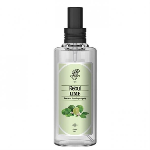 Rebul Kolonya 100 Ml  Lıme-Limon Spreyli Cam Şişe ürün görseli 1