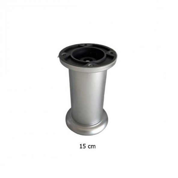 Jumbo Plastik Ayak 10 cm Mobilya Ayağı Gri - Resim 4