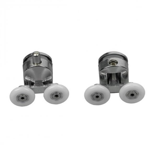 Duşakabin Tekerleği Metal Gövdeli Krom 2 Li Set Teker Çapı 24 mm ürün görseli 1