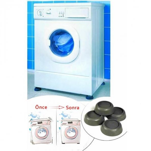 Saban Çamaşır Makinesi Makinası Titreşim Ayağı 4 Adet ürün görseli 1