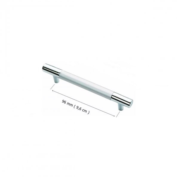 Alüminyum Mobilya Dolap Kulp 96 mm - Resim 2