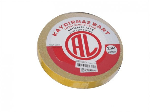 KAYDIRMAZLIK BANDI SARI 25 MM 25 MT ürün görseli 1