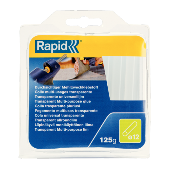 Rapid Şeffaf Silikon Çubuk 12X94 Mm Çok Amaçli 125 Gr 40107946 ürün görseli 1