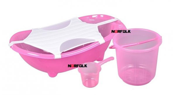 Muju muju Baby Shower Bebek Banyo Küvet Seti - 5 li Küvet Seti ürün görseli 1