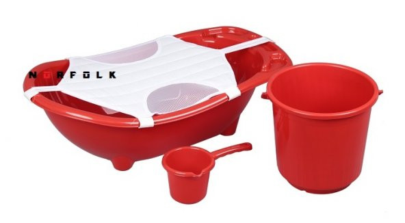 Muju muju Baby Shower Bebek Banyo Küvet Seti - 5 li Küvet Seti ürün görseli 1
