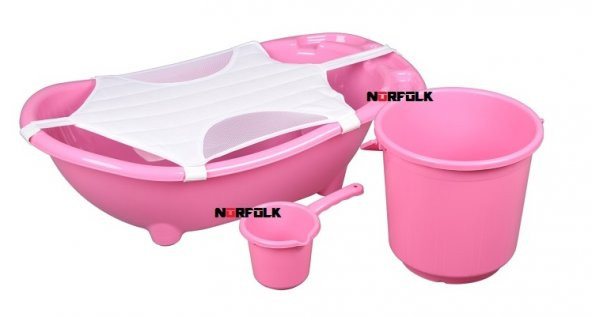 Muju muju Baby Shower Bebek Banyo Küvet Seti - 5 li Küvet Seti ürün görseli 1