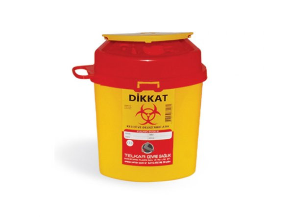 Safell Tıbbi Atık Kovası 1.3 Litre 25 Adet - Tıbbi Atık Kutusu ürün görseli 1