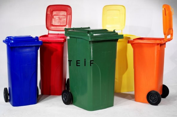 Safell Çöp Konteyneri 120 Litre Yeşil - Tekerlekli - Isiya Dayanıklı A+ Kalite ürün görseli 1