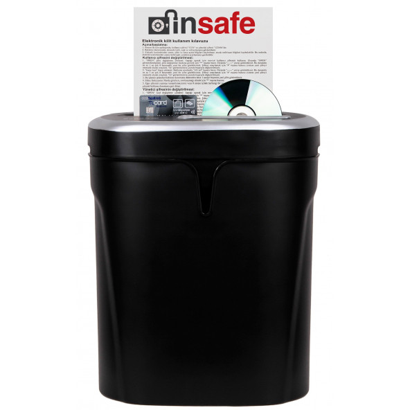 Baove PS725 Evrak İmha Makinesi ve Kağıt Kesme - Cd - Kredi Kartı İmha Makinesi - Çapraz Kesim - 20 Litre ürün görseli 1