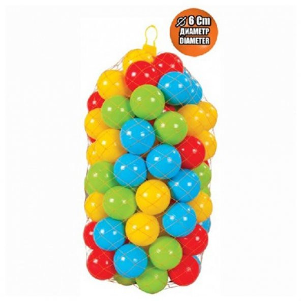 Babyplay Oyun Havuzu Topları 6 cm 80 Adet - Şişme Havuz Topu ürün görseli 1