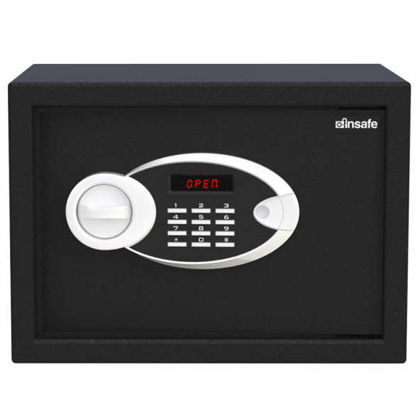 İnsafe ISEUC25 Orta Boy Lcd Ekranlı Çelik Kasa Para Kasası Değerli Eşya ve Mücevher Kasası ürün görseli 1