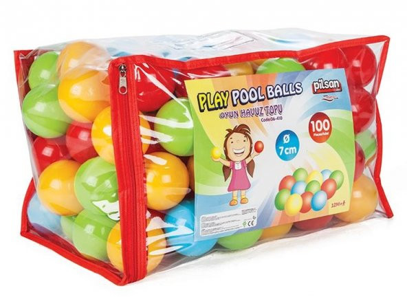 Pilsan Top Oyun Havuzu Topu 7 cm 100 lü - Torbalı ürün görseli 1