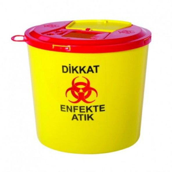 Tıbbi Atık Kovası 1.3 Litre 10 Adet - Tıbbi Atık Kutusu ürün görseli 1