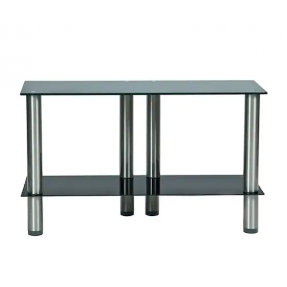 Achill Plat 295B Cam Tv Sehpası - 95cm - Temperli Cam ürün görseli 1