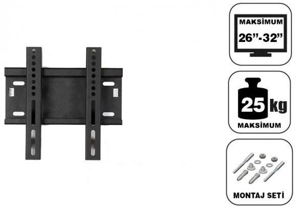 Maxo 26'' - 32'' Tv Askı Aparatı - Su Terazili ürün görseli 1