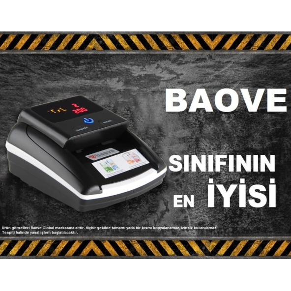 Baove GB8800 Sahte Para Kontrol Cihazı - Sahte Para Dedektörü - Euro - Usd - TL - Gbp - Chf ürün görseli 1