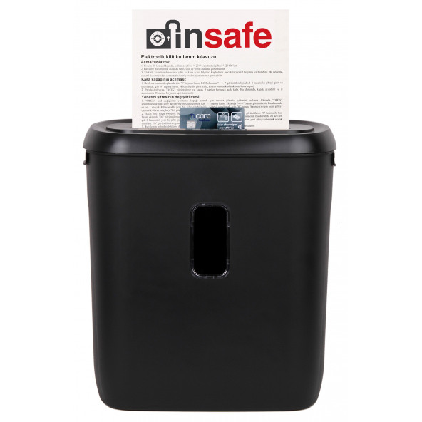 Baove PS920 Evrak İmha Makinesi - Kağıt İmha Kredi Kartı İmha Makinesi - Çapraz Kesim - 21Litre ürün görseli 1