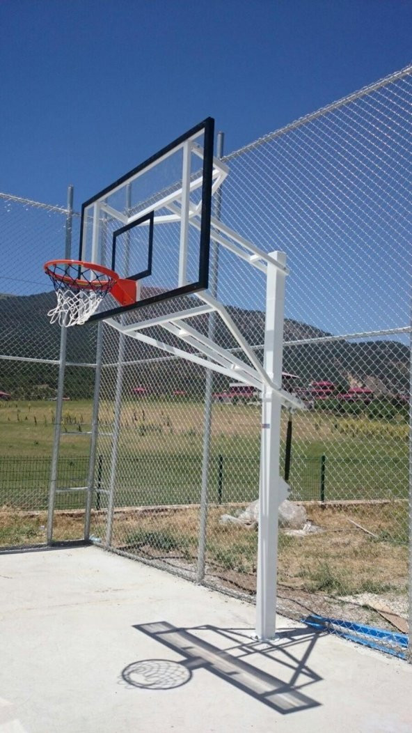 Adelinspor Basketbol Potası Yükseklik Ayarlı 105*180 12mm Cam ürün görseli 1