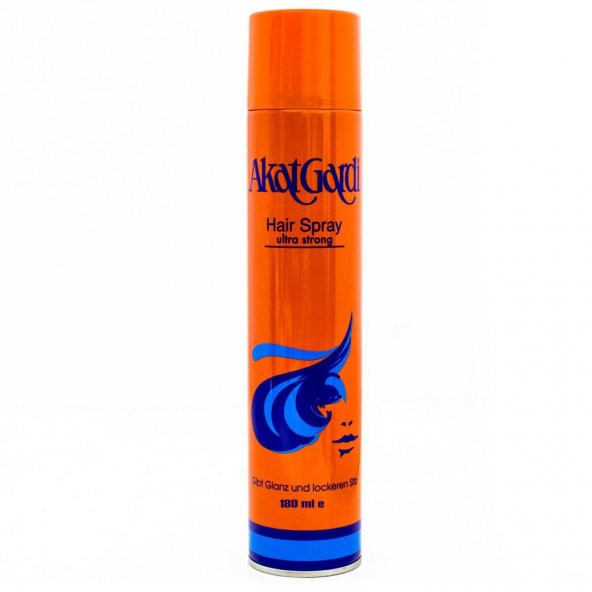 Akat Gardi Saç Spreyi 180ml Ultra Strong Turuncu ürün görseli 1