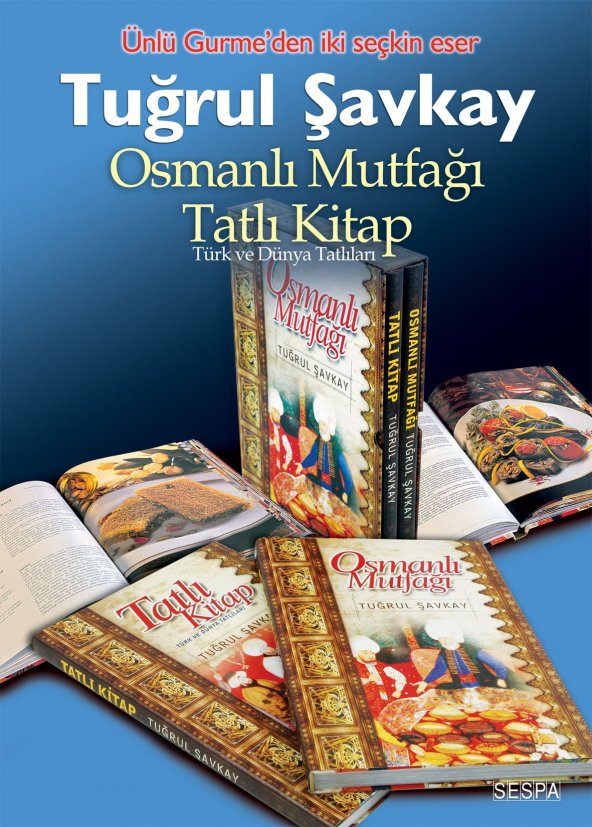 OSMANLI MUTFAĞI & TATLI KİTAP (2 CİLT TAKIM CİLTLİ) TUĞRUL ŞAVKAY ürün görseli 1