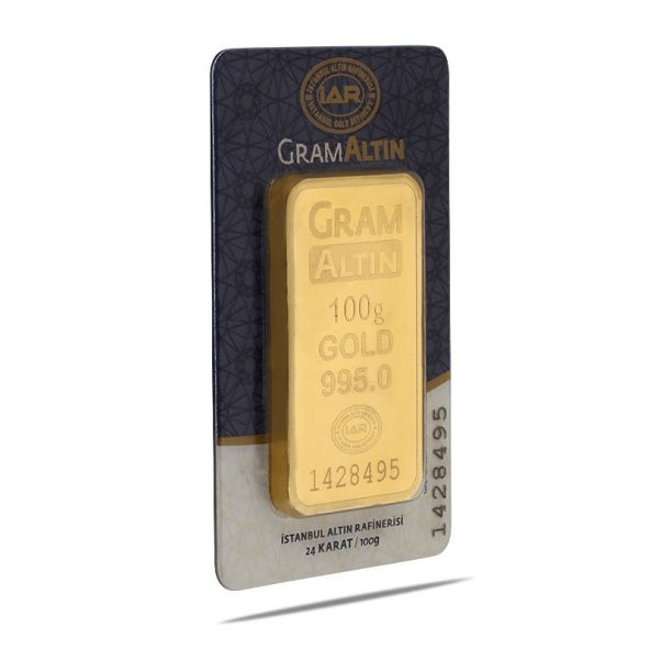 100 gr 24 Ayar Gram Külçe Altın - Resim 3