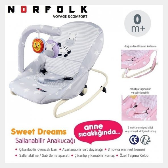 Norfolk Sweet Dreams Oyuncaklı Ev Tipi Ana Kucağı Ana Dizi ürün görseli 1
