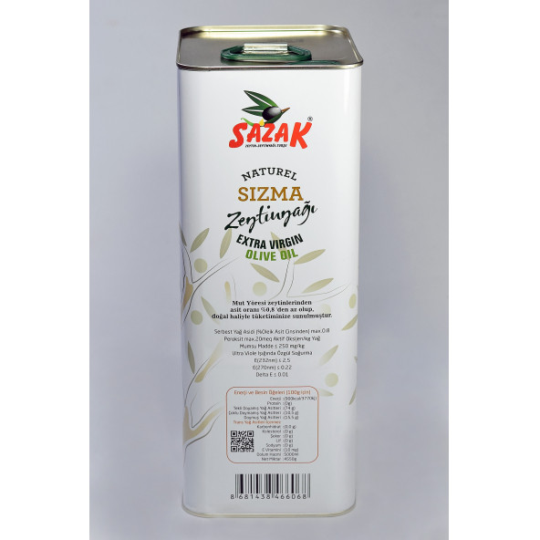 Naturel Sızma Zeytinyağı 5 LT - Resim 2