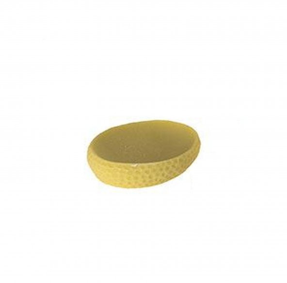 DT0082SC SABUNLUK SARI PETEK DESENLİ POLİRESİN 10X8X2CM ürün görseli 1