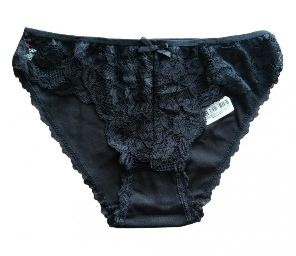 Özlem Dantelli Bikini Külot Standart M Beden Karışık Desen ürün görseli 1